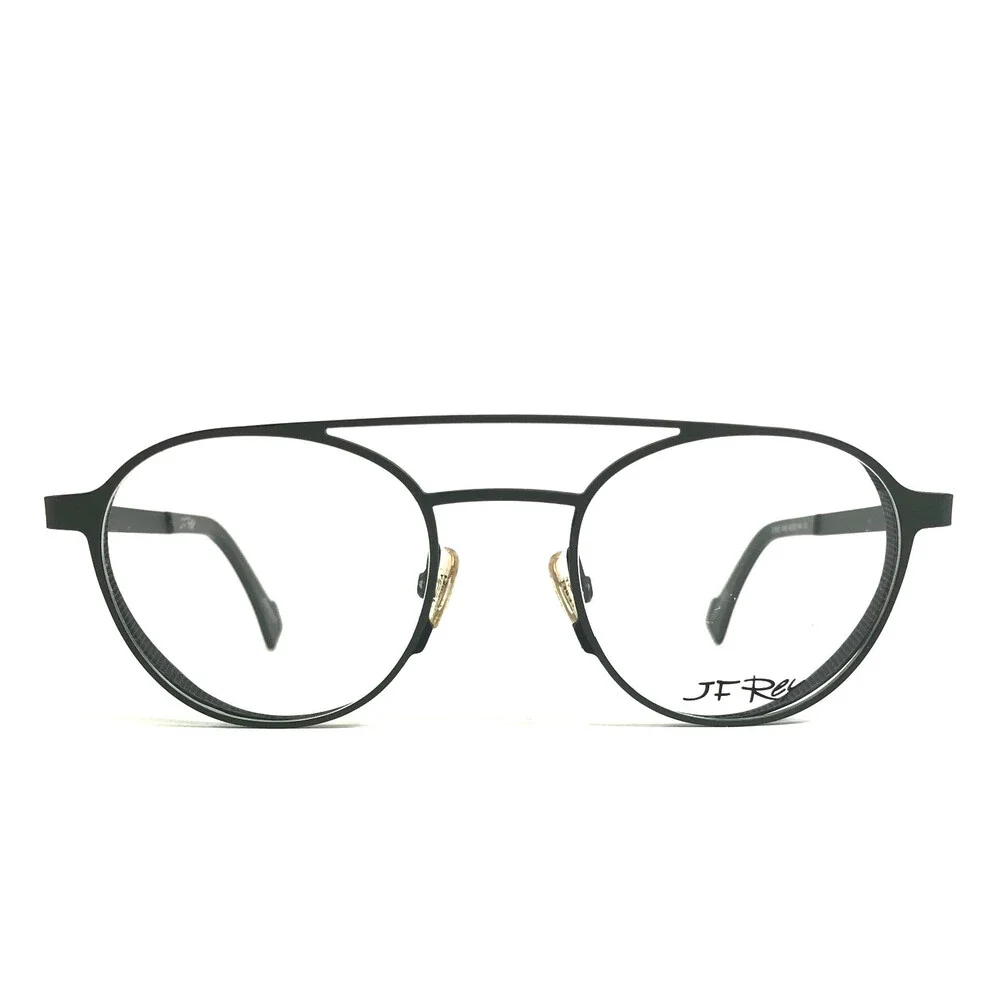 J.F Rey Eyeglasses Frames JF2627 4500 Dark Khaki Black Brown Shields 48-20-144
